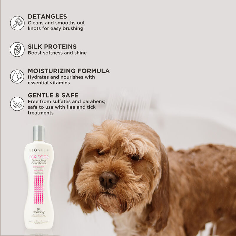 BioSilk For Dogs Detangling Conditioner, , large image number null